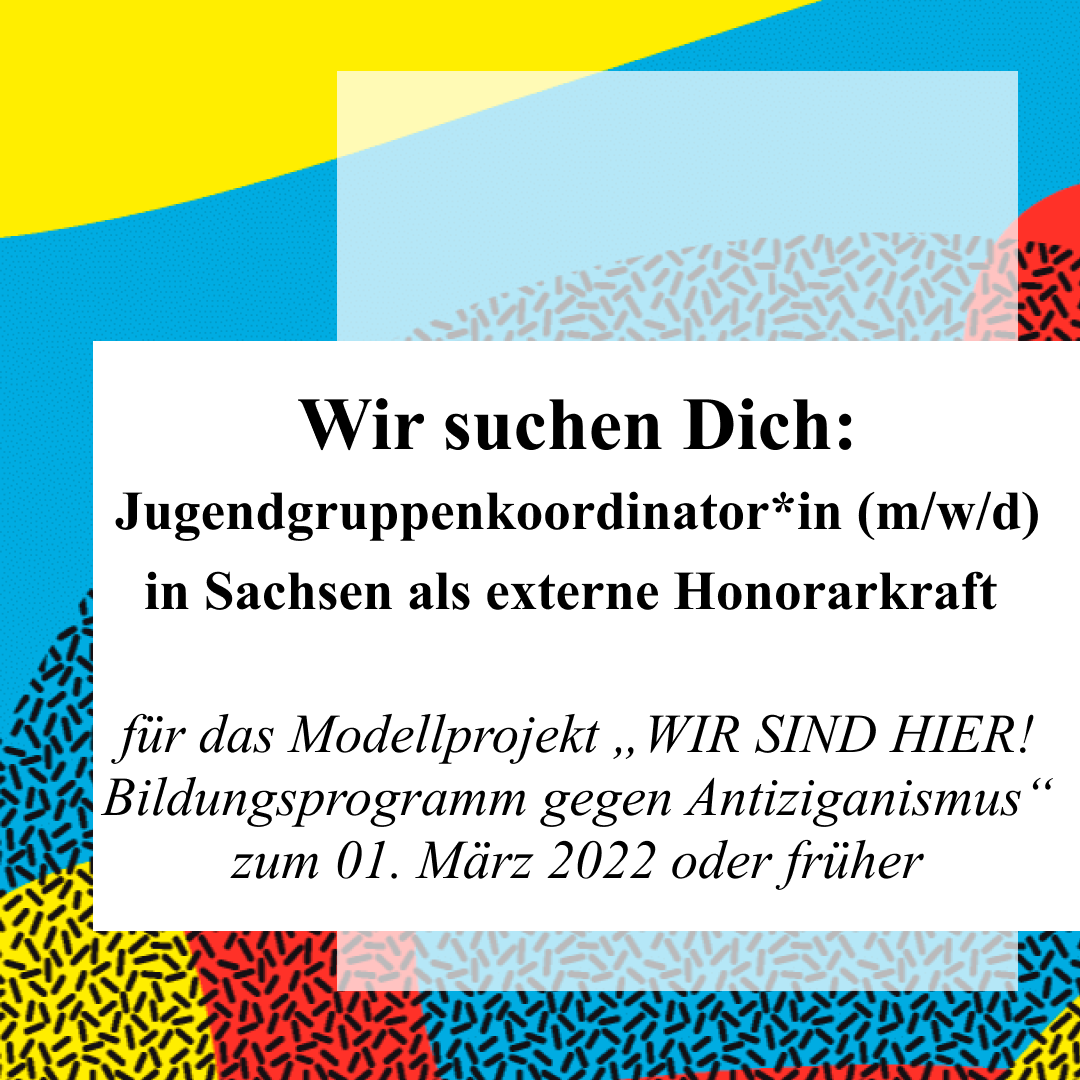 Jugendgruppenkoordinator*in in Sachsen gesucht
