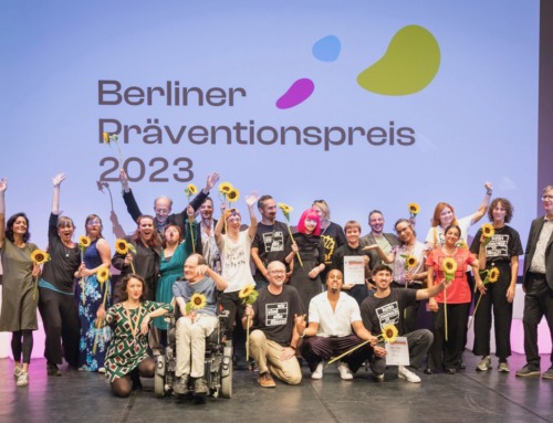 WIR SIND HIER! auf dem 1. Platz beim Berliner Präventionspreis!